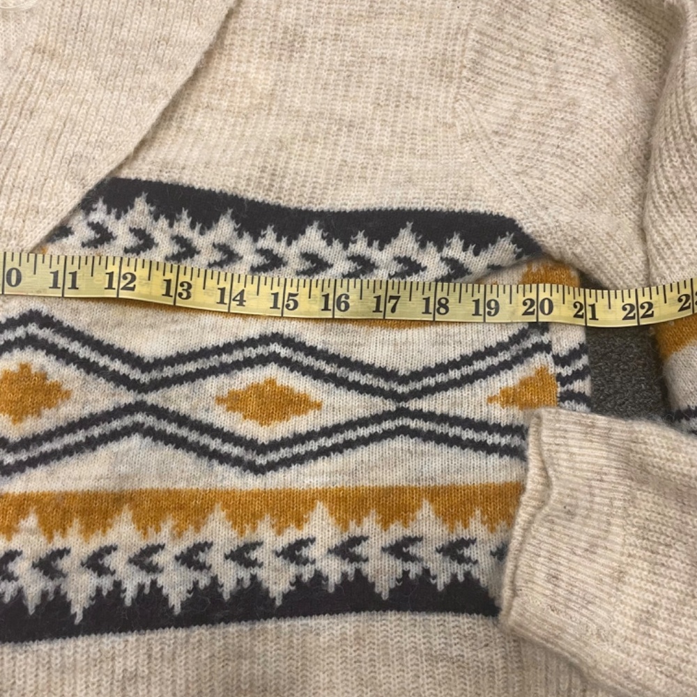 $119 Lucky Brand Wool Shawl Collar Open Front Cardigan Women’ Size M - Picture 9 of 16